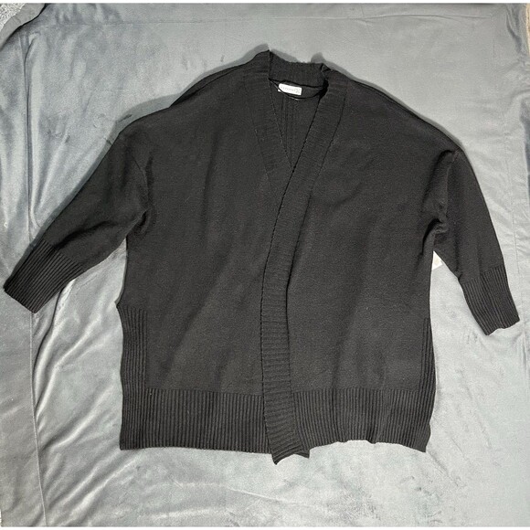 Retrology Women's Open Cardigan Black Sz XL - Picture 3 of 12